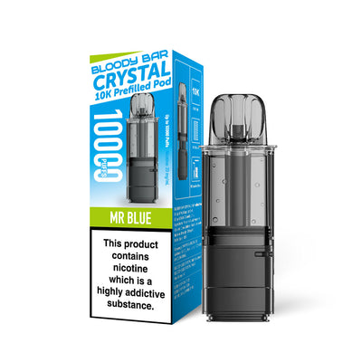 Bloody Bar Crystal 10K Refill Pods: Mr Blue - 20mg