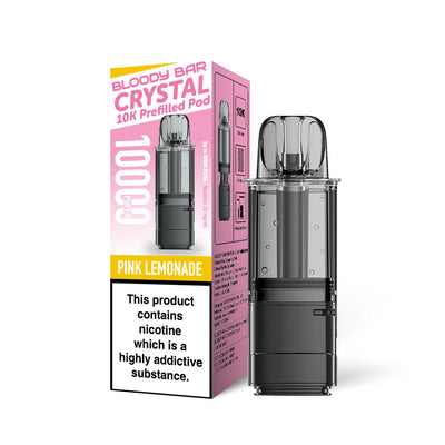 Bloody Bar Crystal 10K Refill Pods: Pink Lemonade- 20mg
