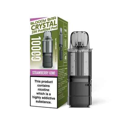 Bloody Bar Crystal 10K Refill Pods: Strawberry Kiwi - 20mg