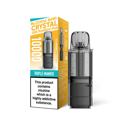 Bloody Bar Crystal 10K Refill Pods: Triple Mango - 20mg