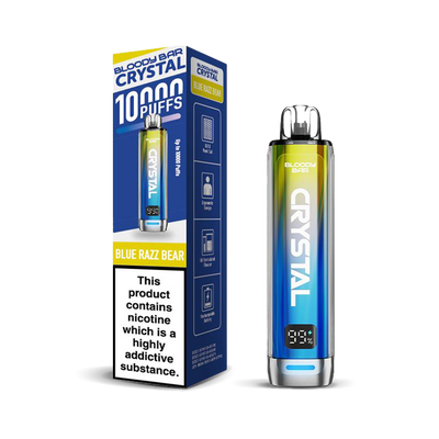 Bloody Bar Crystal 10K Pod Kits: Blue Razz Bear – 20mg