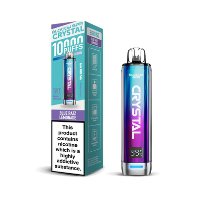 Bloody Bar Crystal 10K Pod Kits: Blue Razz Lemonade – 20mg