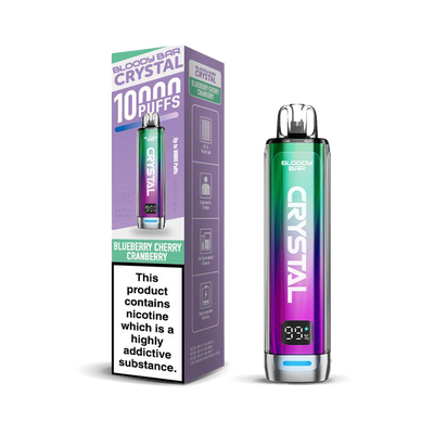 Bloody Bar Crystal 10K Pod Kits: Blueberry Cherry Cranberry – 20mg