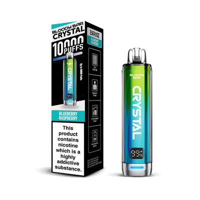 Bloody Bar Crystal 10K Pod Kits: Blueberry Raspberry – 20mg
