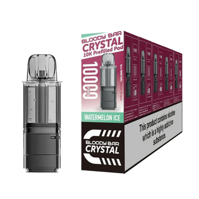 Bloody Bar Crystal 10K Refill Pods: Watermelon Ice - 20mg
