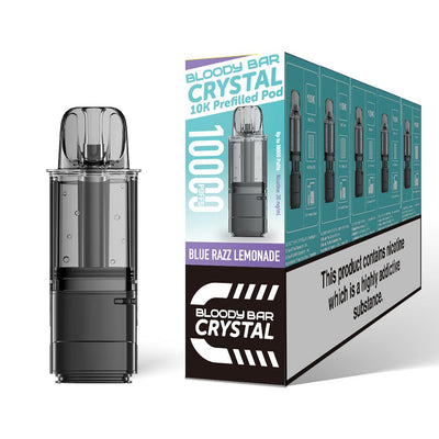 Bloody Bar Crystal 10K Refill Pods: Blue Razz Lemonade - 20mg
