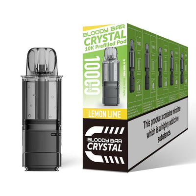 Bloody Bar Crystal 10K Refill Pods: Lemon Lime - 20mg