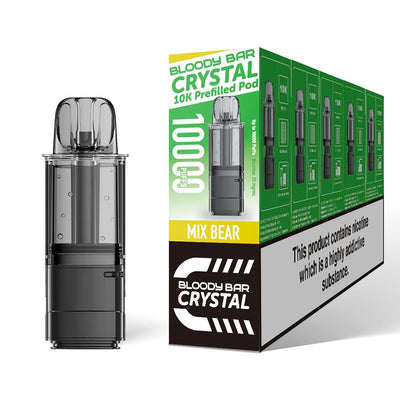 Bloody Bar Crystal 10K Refill Pods: Mix Bear - 20mg