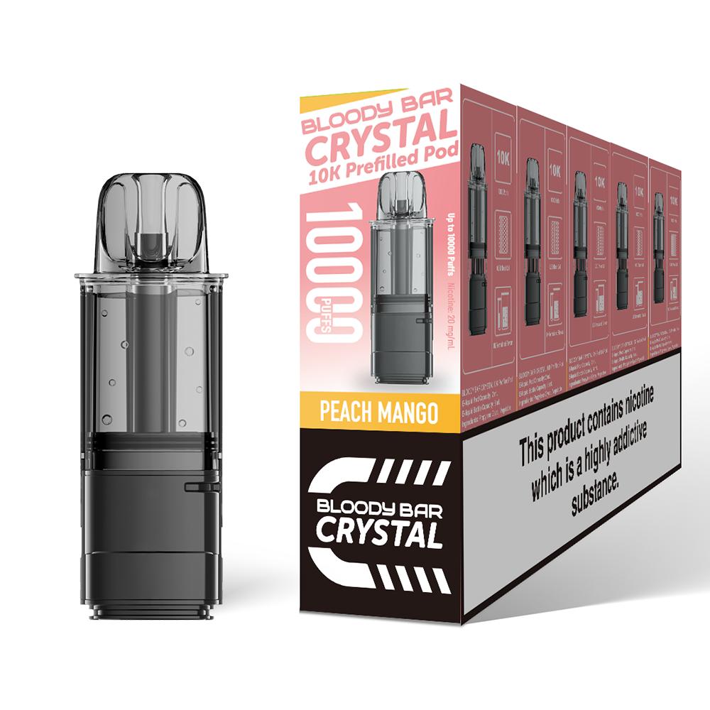 Bloody Bar Crystal 10K Refill Pods Peach Mango Default Title