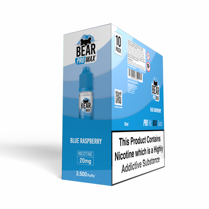 BEAR Pro MAX Salts: Blueberry Raspberry - 20mg (10 Pack)