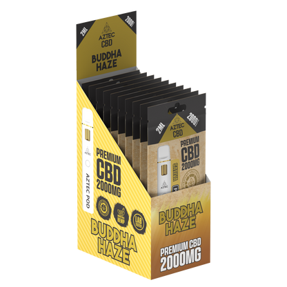 Aztec CBD Premium CBD Pod System 2000mg 2ml - Buddha Haze