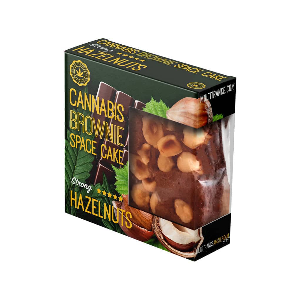 Multitrance Boxed Cannabis Brownie - Hazelnuts Strong