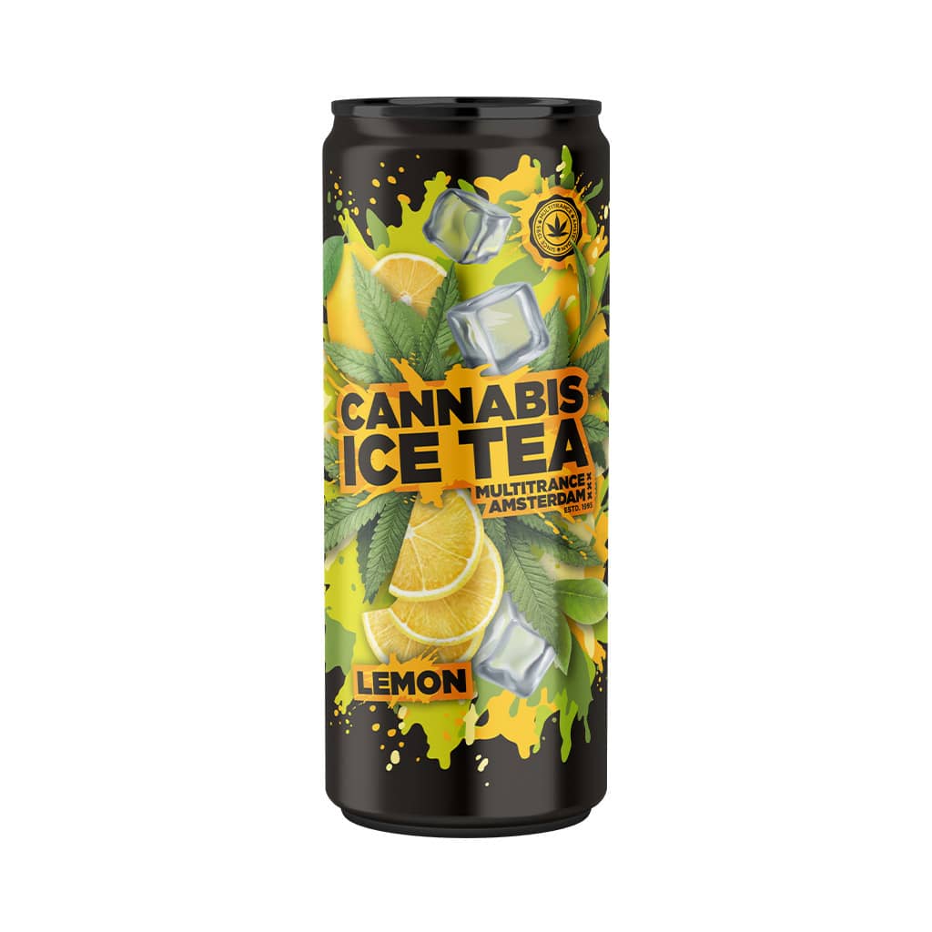 Multitrance Cannabis Ice Tea: Lemon - 250ml (24 Pack)