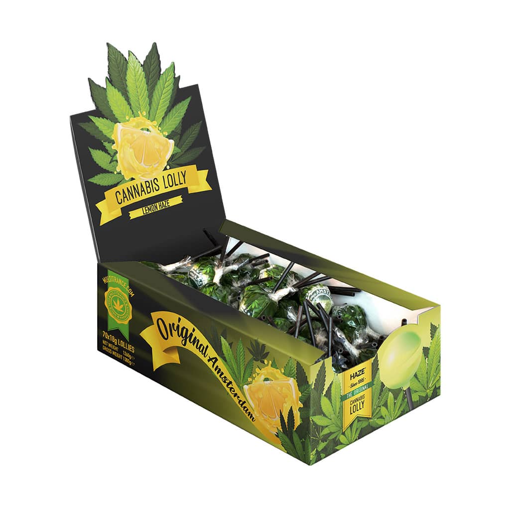Multitrance Haze Lollipops - Lemon Haze (70 pcs)