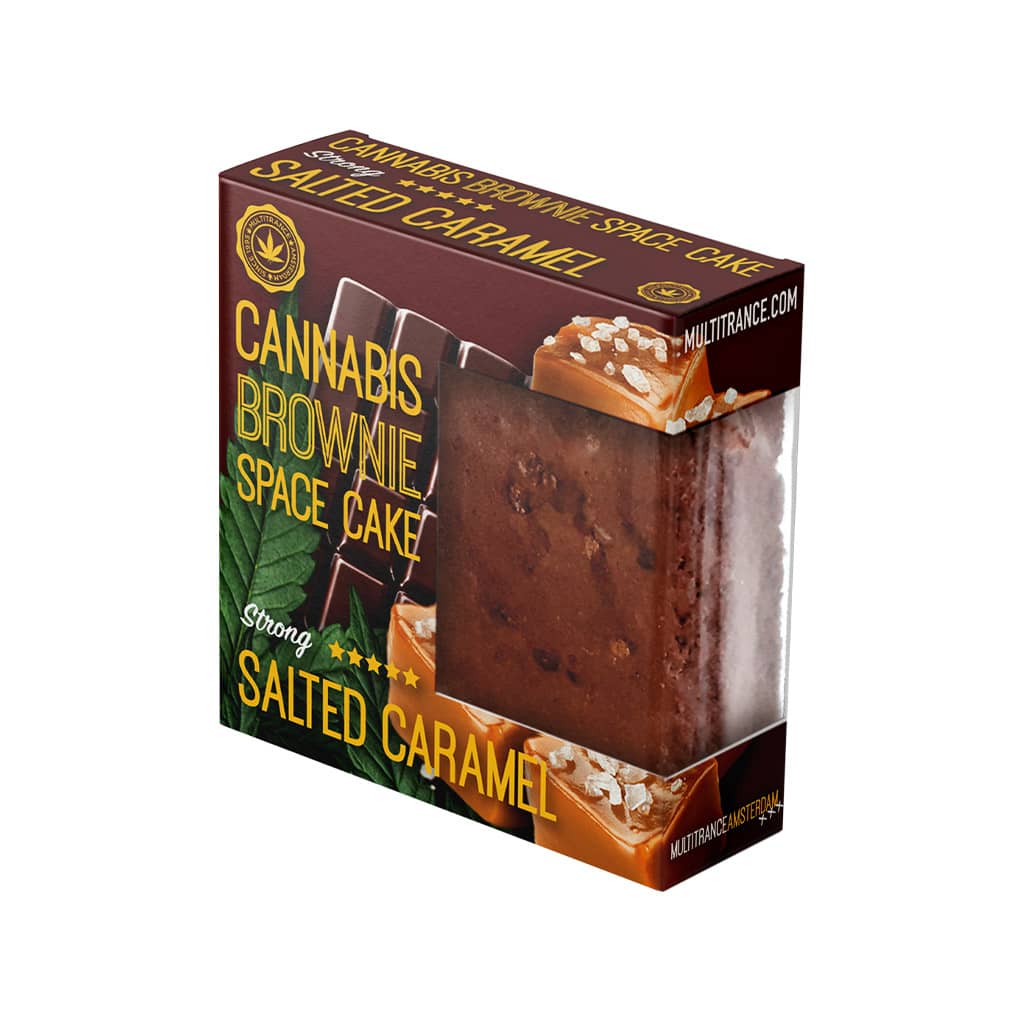 Multitrance Boxed Cannabis Brownie - Salted Caramel Strong
