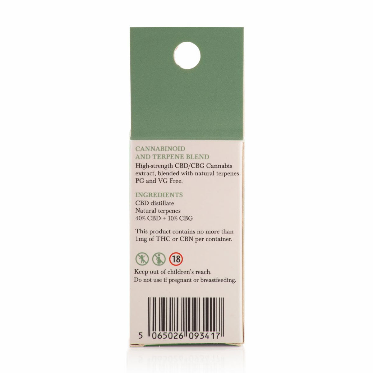 Cannapower CBD And CBG Vape Cartridge Citrus Zest - 5.0g