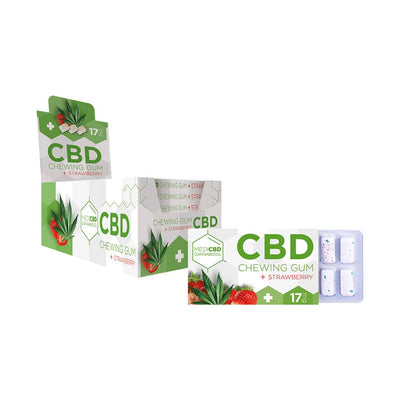 MediCBD CBD Chewing Gum: Strawberry - 17mg (24 Pack)