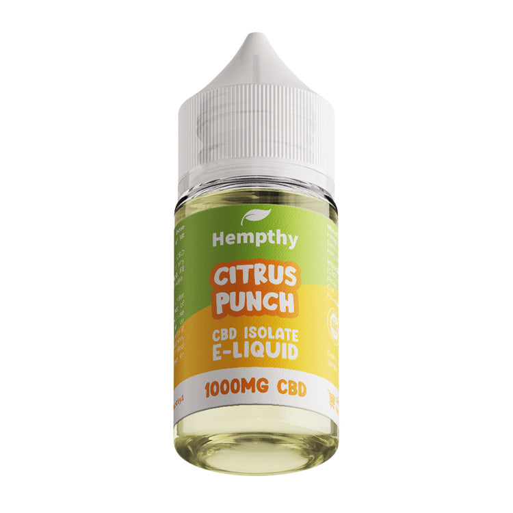 Hempthy CBD Vape Liquid 30ml - Citrus Punch