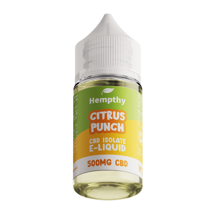 Hempthy CBD Vape Liquid 30ml - Citrus Punch