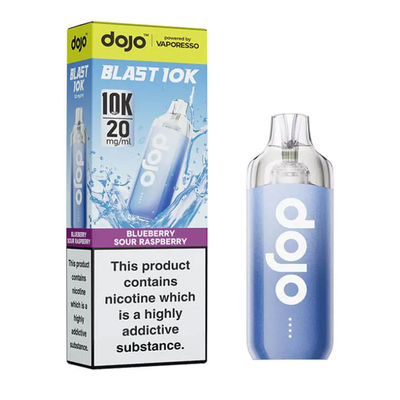 Vaporesso Dojo Blast 10K Pod Kits: Blueberry Sour Raspberry – 20mg