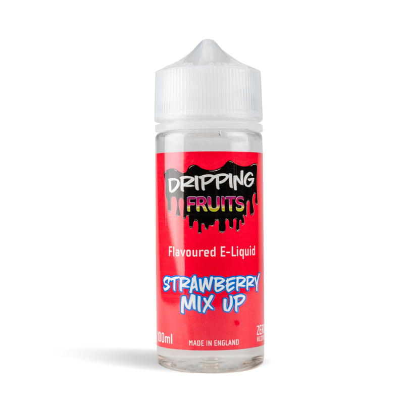 Dripping 100Ml E Liquid Shortfills Strawberry Mix Up 100Ml