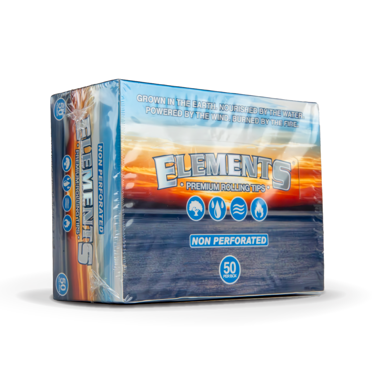 Elements Premium Filter Tips: Non-Perforated (50 Pack)