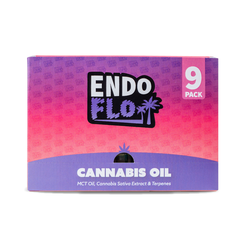 EndoFlo Cannabis Oil Tinctures: Mixed Pack of 9