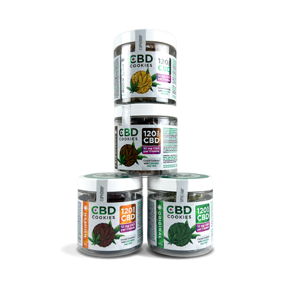 Euphoria CBD Cookies: White Widow - 120mg (Pot of 12)