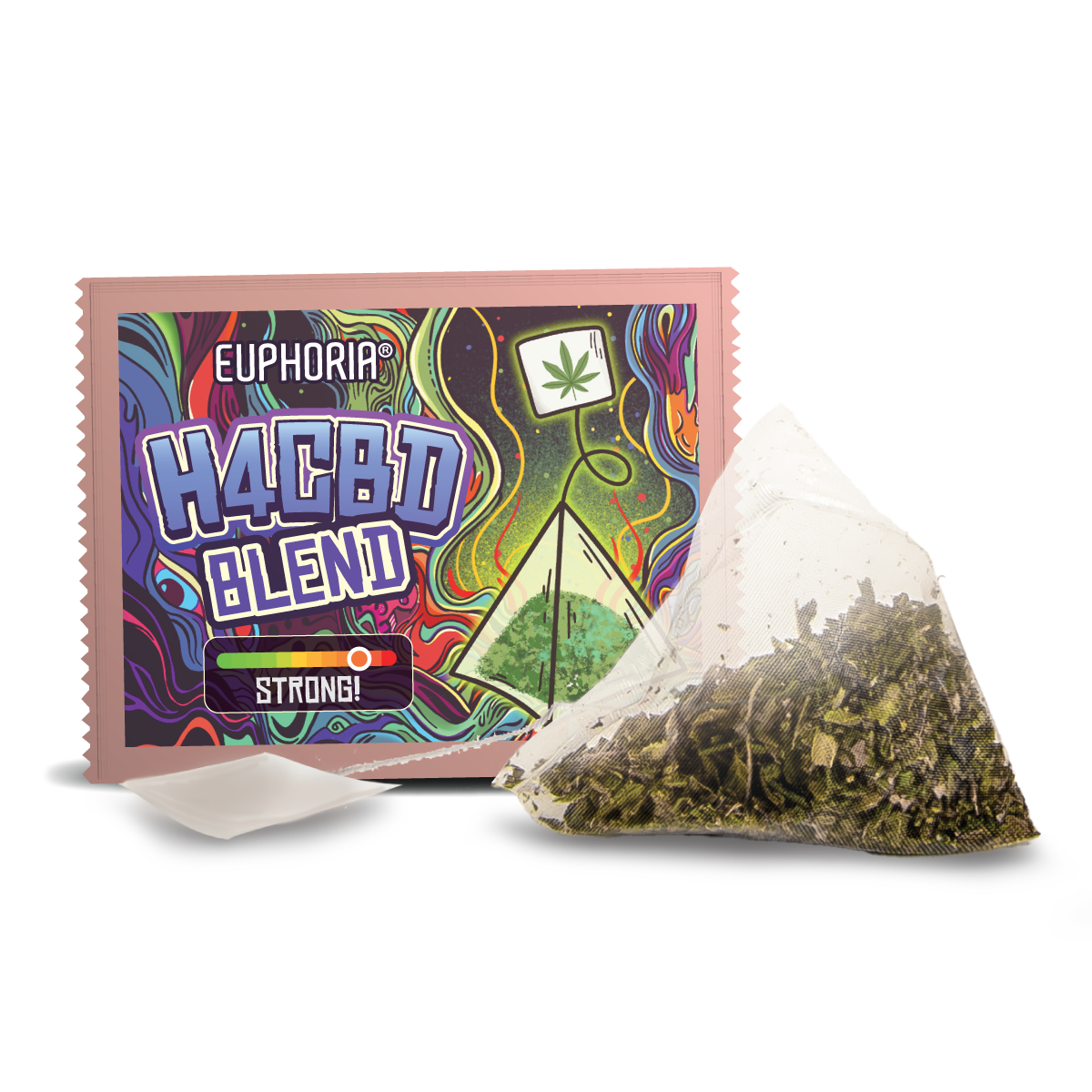 Euphoria - H4CBD Blend (Bundle Includes FREE Stash Pot + Hemp Cones 3 Pack)