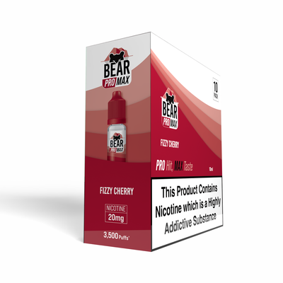 BEAR Pro MAX Salts: Fizzy Cherry - 10mg (10 Pack)
