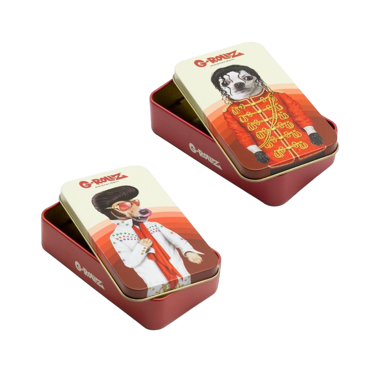 G-Rollz Pets Rock Designs Tobacco Tins (15 Pack)