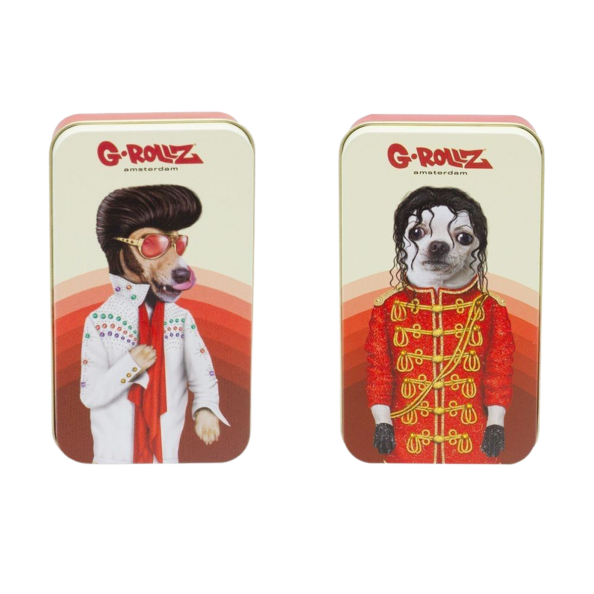 G-Rollz Pets Rock Designs Tobacco Tins (15 Pack)