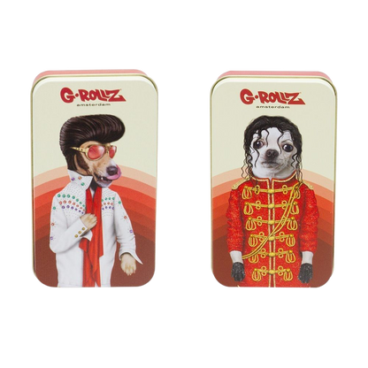 G-Rollz Pets Rock Designs Tobacco Tins (15 Pack)