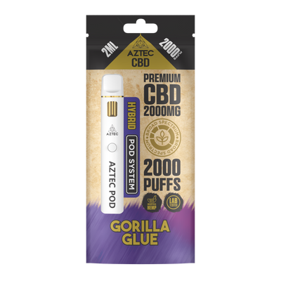 Aztec CBD Premium CBD Pod System 2000mg 2ml - Gorilla Glue