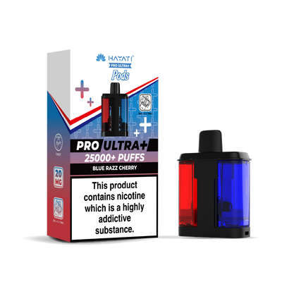 Hayati Pro Ultra 25K Refill Pods: Blue Razz Cherry - 20mg