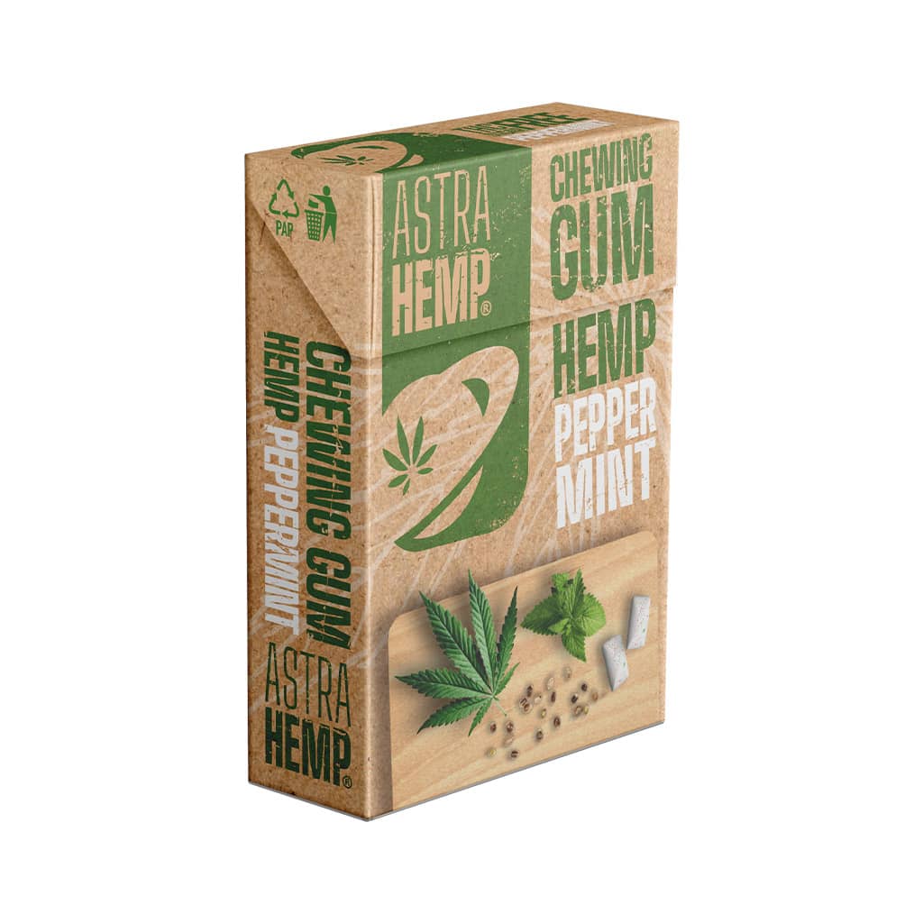 Astra Hemp CBD Chewing Gum: Peppermint (20 Pack)