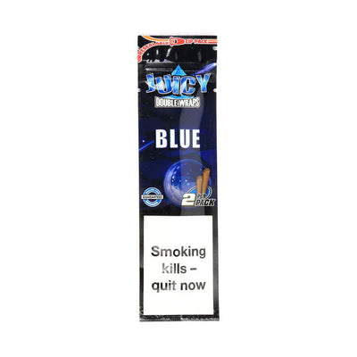 Juicy Jay's Double Wraps: Blue - 2 Wraps (25 Pack)