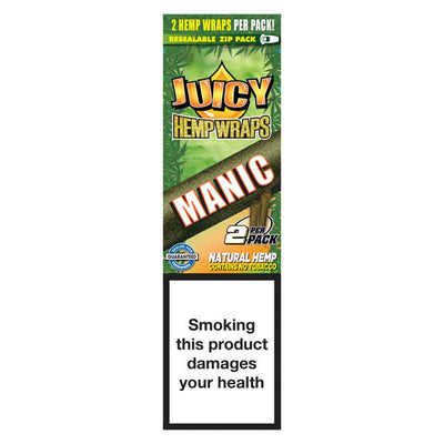 Juicy Jay's Hemp Double Wraps: Manic - 2 Wraps (25 Pack)