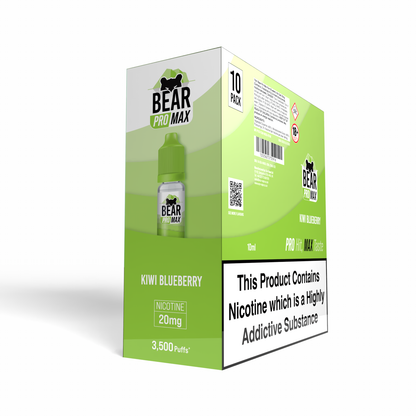 BEAR Pro MAX Salts: Kiwi Blueberry - 10mg (10 Pack)
