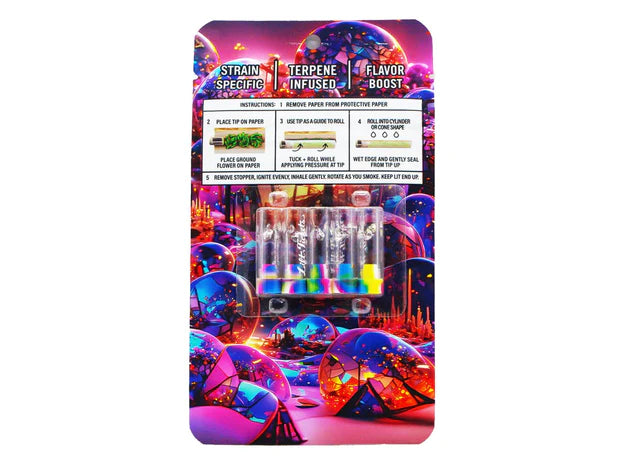 Lift Tickets Infused Rolling Paper with Glass Tips - Pure Z