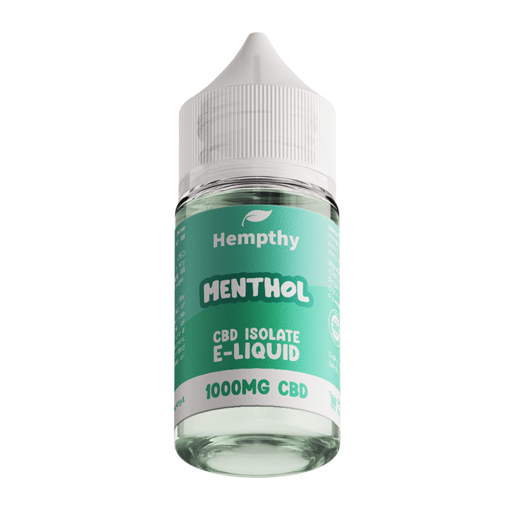 Hempthy CBD Vape Liquid 30ml - Menthol