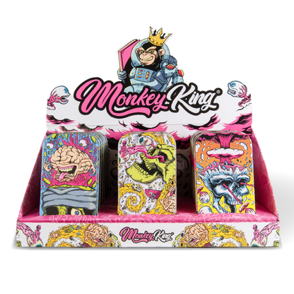Monkey King Metal Tobacco Tins: Skull Edition (18 Pack)