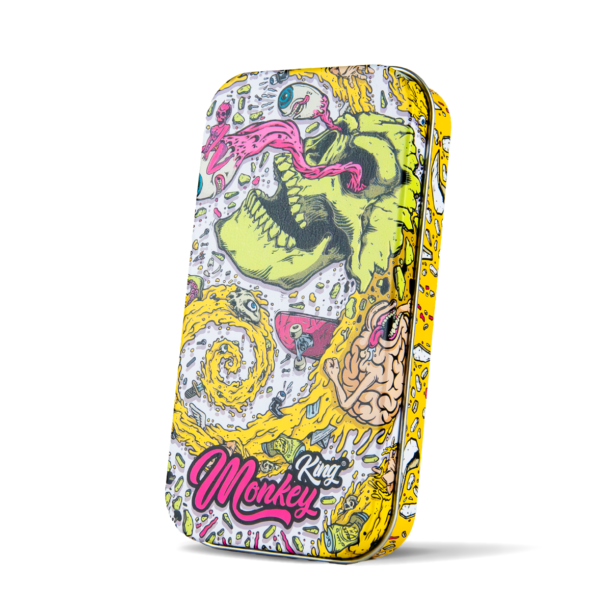 Monkey King Metal Tobacco Tins: Skull Edition (18 Pack)