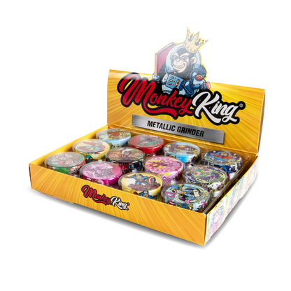 Monkey King Metal Grinders Display CDU (12 Pack)