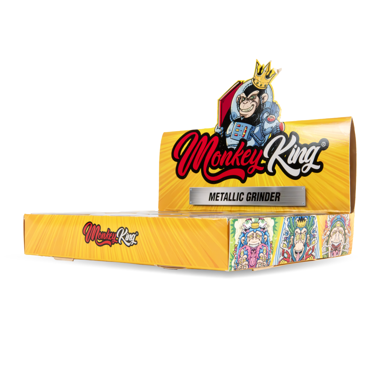 Monkey King Metal Grinders Display CDU (12 Pack)
