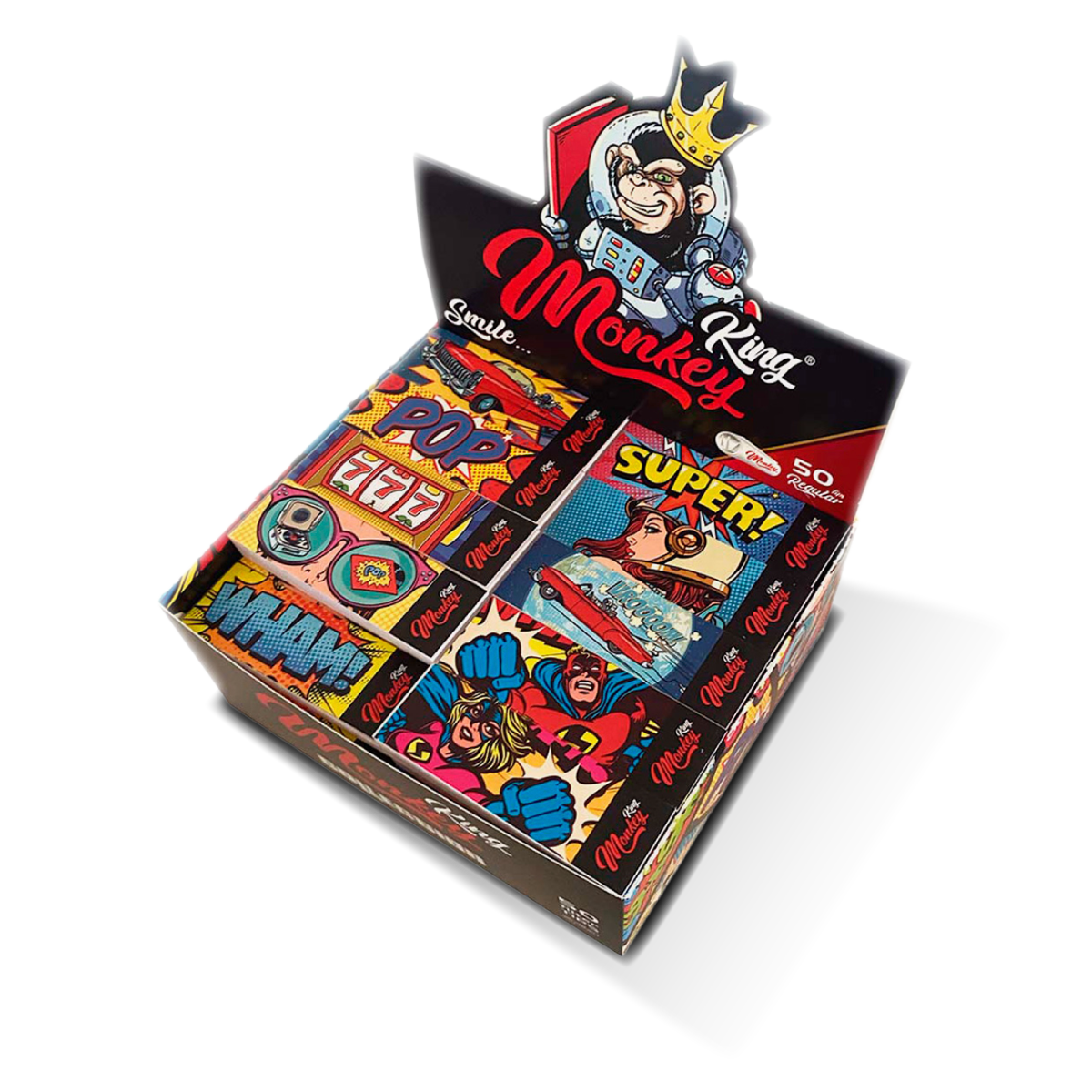 Monkey King Card Filter Tips: White (50 Pack)