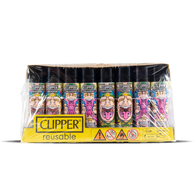 Monkey King Clipper Lighters: Psychedelic: 2nd Ed. (48 Pack)