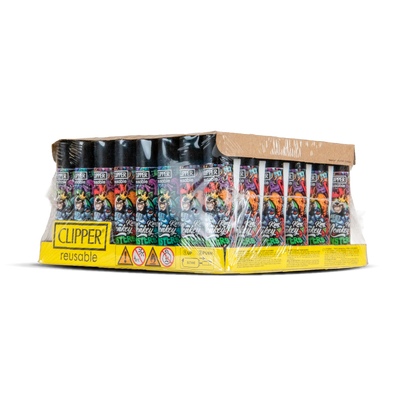 Monkey King Clipper Lighters: Monster Edition (48 Pack)