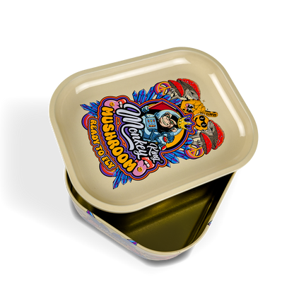 Monkey King Rolling Tray Box: Mushrooms Edition (Single Piece)