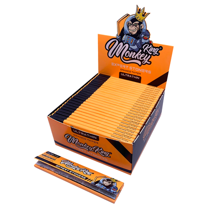 Monkey King Expert Stoners Extreme-Thin Rolling Papers: Orange (50 Pack)